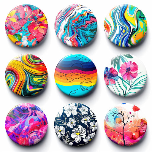 Realistic clipart of months of the year on white background