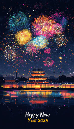 Festive Happy New Year 2025 Images Social Media Packs