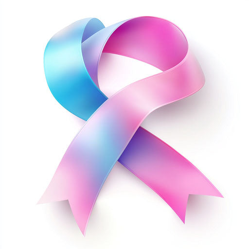 3D Ribbons on flat white background, isolated clipart