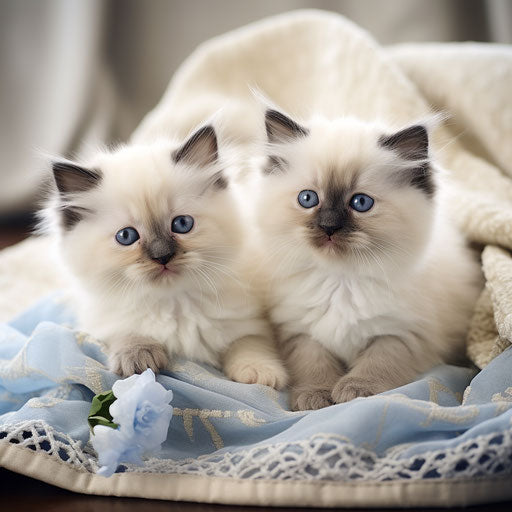 Tiny Birman kittens