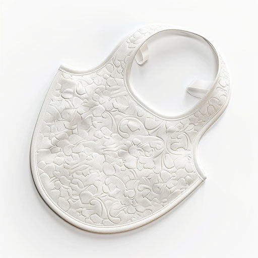 Bib clipart in realistic style on white background