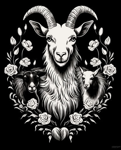 Black and white love for all animals