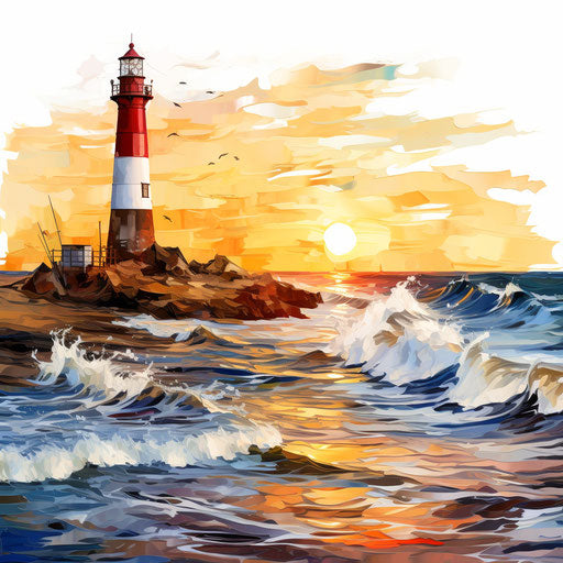Cape clipart in the style of Oil painting, on a white background