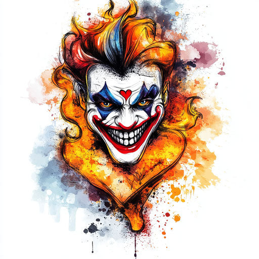 Illuminated Joker Card Tattoo Tattoo Kit