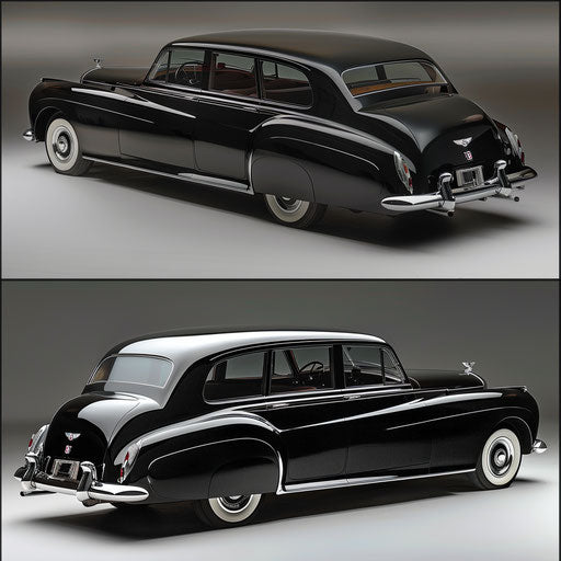 1954 Bentley R Type Continental elegantly modified as a hearse