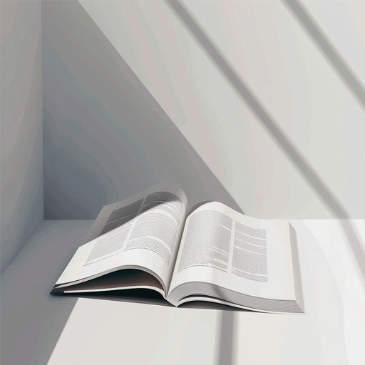 Magazine clipart in photo realistic style on white background