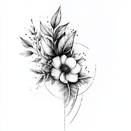 Flat tattoo designs for wrist in clipart style