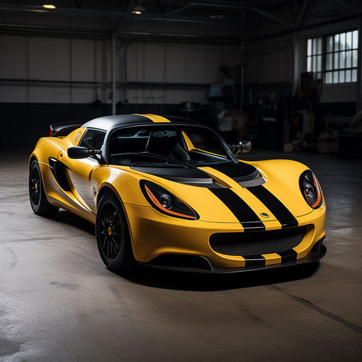 Lotus Elise classic Racing stripes