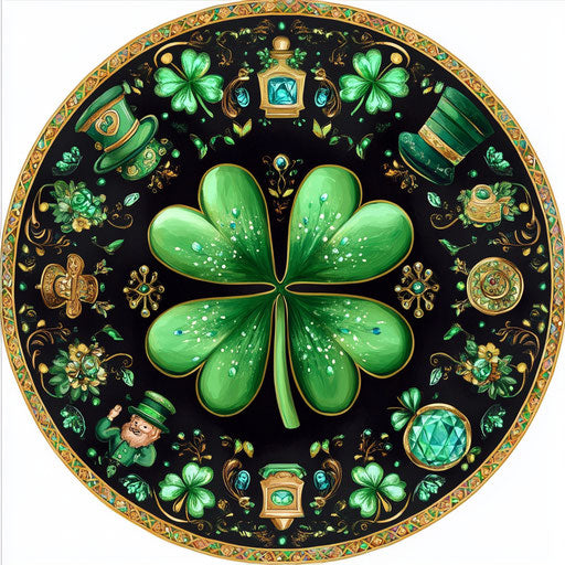 Shamrocks, Leprechauns, and Green Jewels