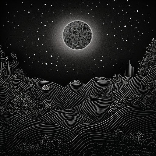 Black whatsapp profile picture in the style of Stippling for a 1:1 whatsapp profile page