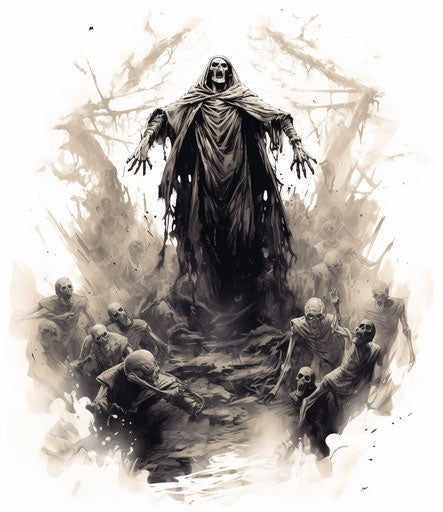 Slayers the dark black and white free vector illustration