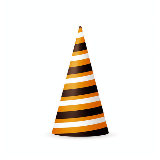 Minimalist Cone on White Background