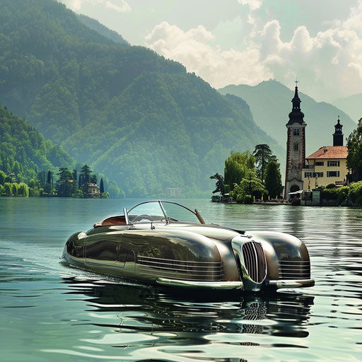 1954 Bentley R Type Continental: floating boat car