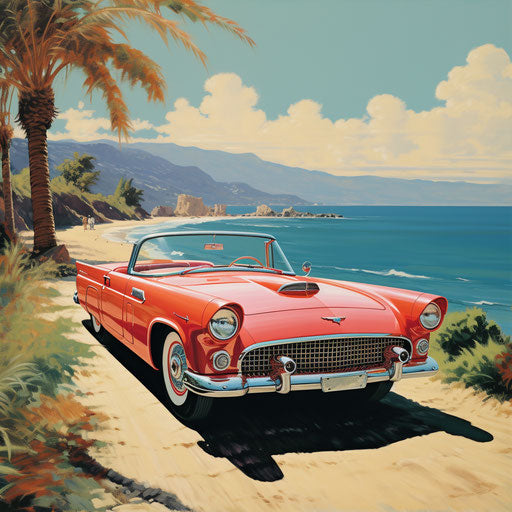 Luxury car from the 50s