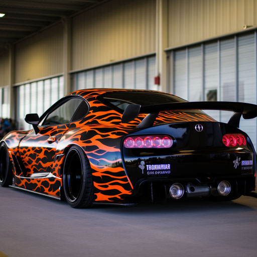 Flame decals for Mark 4 supra