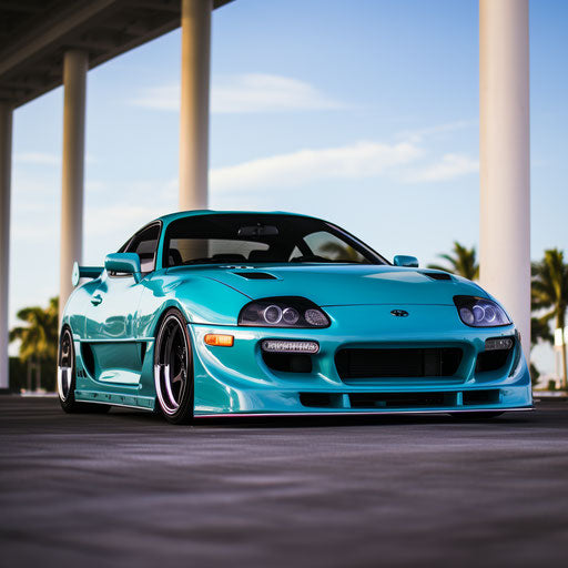 Toyota Supra classic Seafoam blue