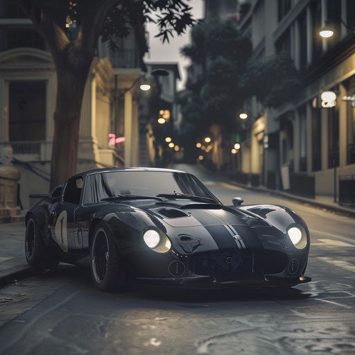 Shelby Daytona on covert mission with matte black finish