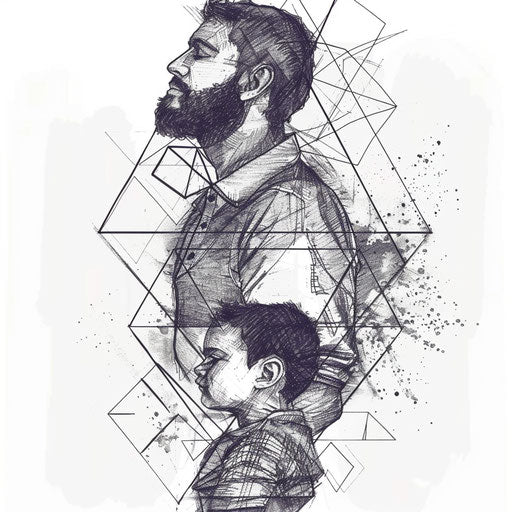 Geometric bond between father and son