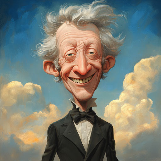 Humorous caricature of a Thomas Malthus cartoon with human characteristics