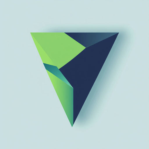 Professional banner with abstract symbol and elegant typography