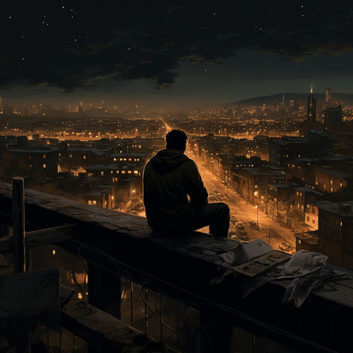 Night watch over the city