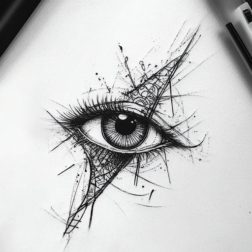Artistic Eye Tattoo On Arm Tattoo Sketches