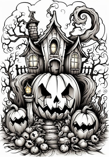 Free printable Halloween coloring pages for kids