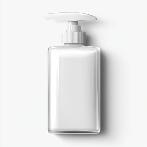 3D Hand Sanitizer on flat white background