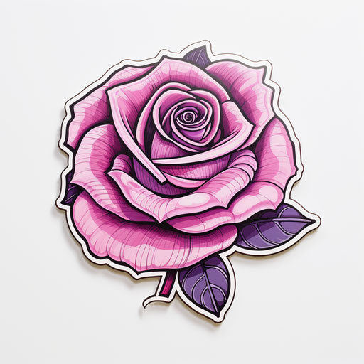 The rose of love, art board print