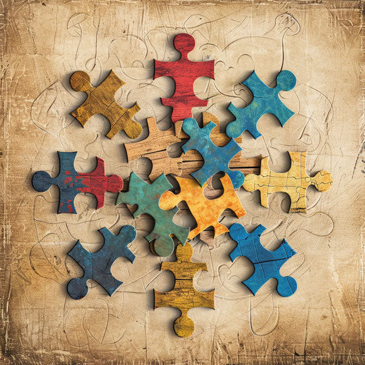 Realistic quality teamwork clipart on flat beige background