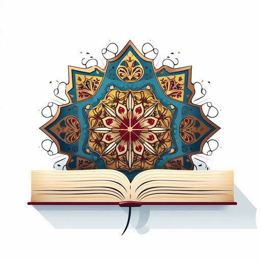 Minimalist art on white background