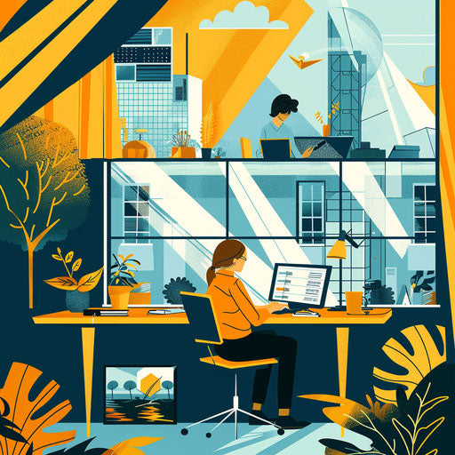 Professionals working on sustainable energy solutions