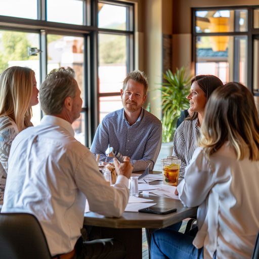 Team camaraderie at a corporate retreat