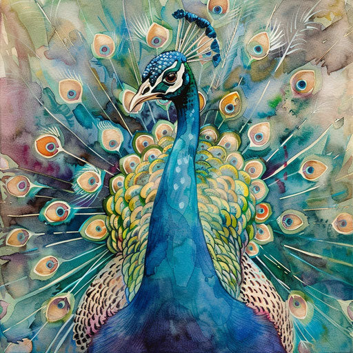 Peacock feathers: beauty and pride