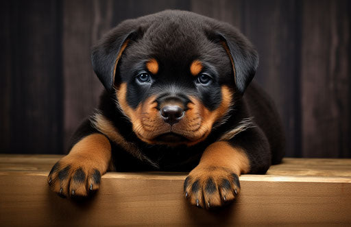 Collection of cute Rottweiler puppy breeds