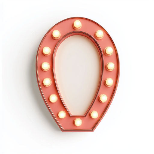 3D sign on flat white background isolated