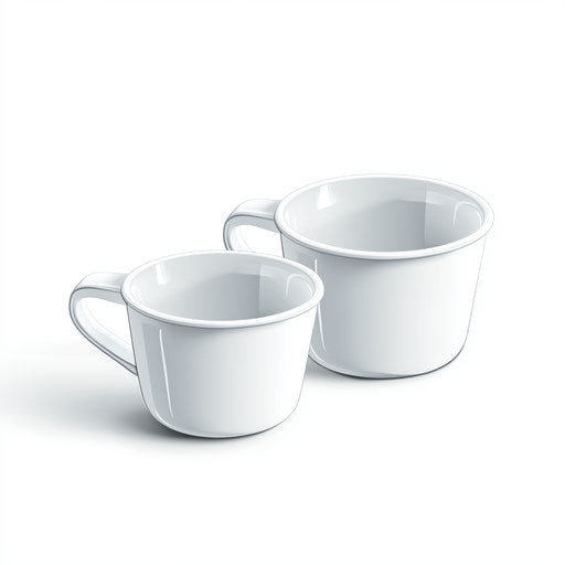 Realistic Illustration of a Measuring Cups, high resolution, transparent background, isolated