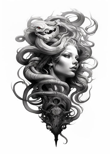 Medusa Tattoo Design