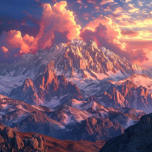 Sierra Nevada Mountains at sunrise
