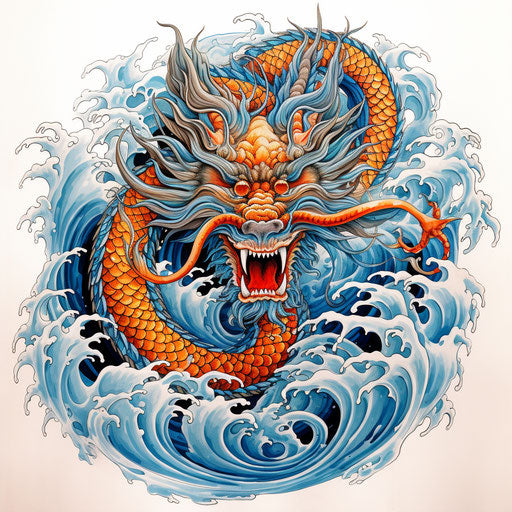 Chinese dragon tattoo design inspiration on blue dragon tattoo designs, digitally enhanced