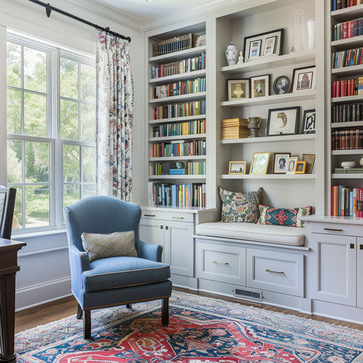 Bright and cheerful home office