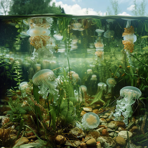 Freshwater jellyfish