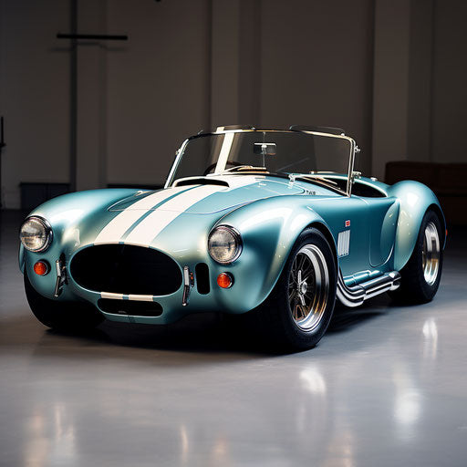 Seafoam blue ac car Shelby Cobra