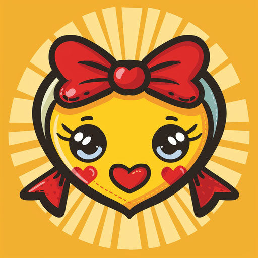 Playful femininity in cute and colorful style