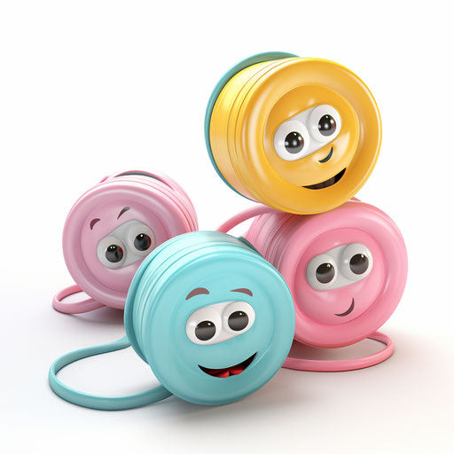 Yoyo clipart in Pastel Colors Art style