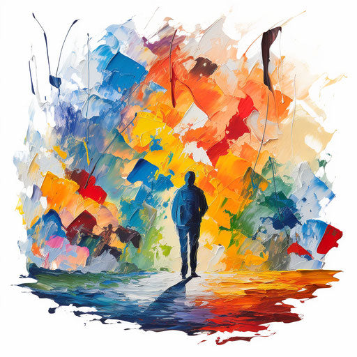 Question illustration in the style of Impressionistic Art