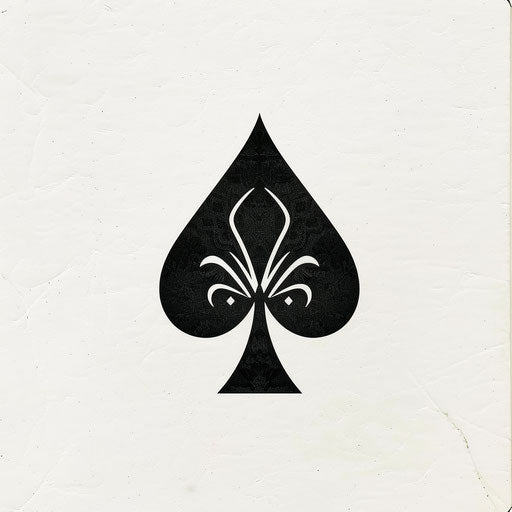 Minimalist queen of spades