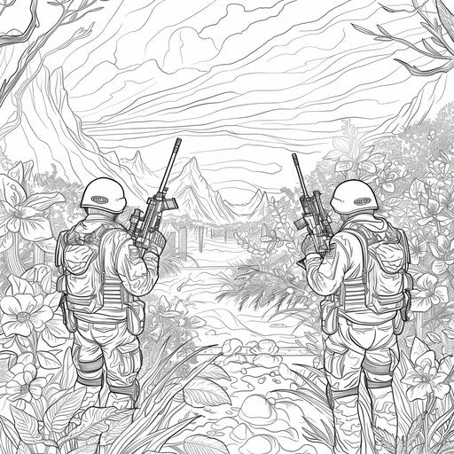 Discover Army Coloring Page - Creative Fun Awaits