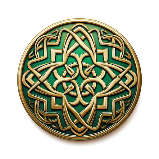 Celtic symbol on white background