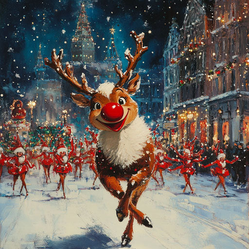 Deluxe Rudolph The Red Nosed Reindeer Holiday Image